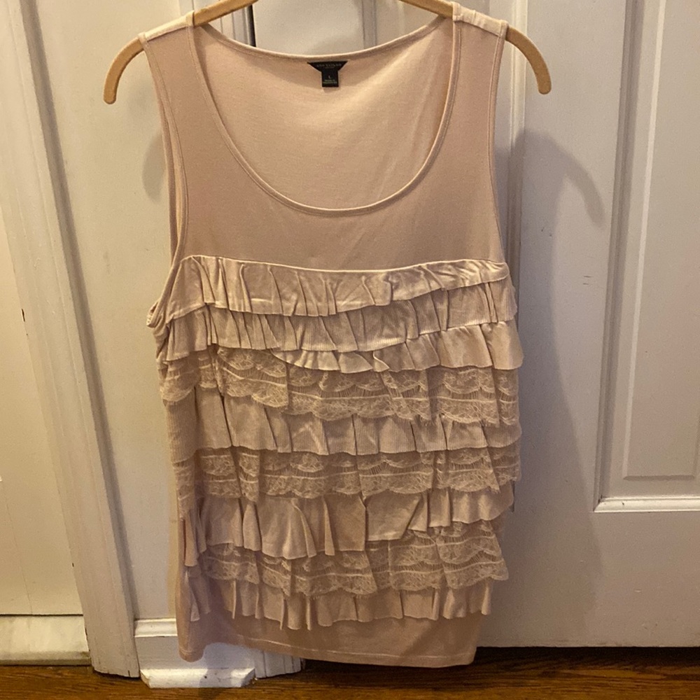 Beige summer blouse
